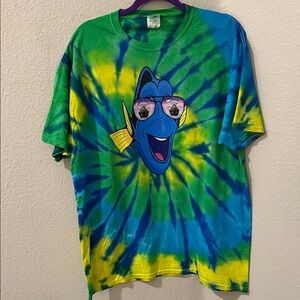 Finding Nemo Dory Disney Cruise Line DCL tie dye shirt … unisex XL